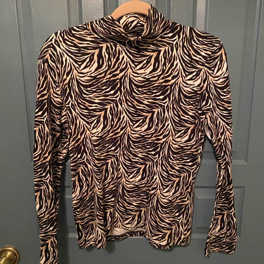 Zebra print long sleeve